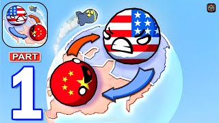 Country Balls: World Battle - Gameplay Walkthrough Part 1 CountryBalls World War (Android, iOS)