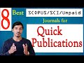 Best SCOPUS indexed Journals II SCI Journals II Unpaid Journals for Quick Publications