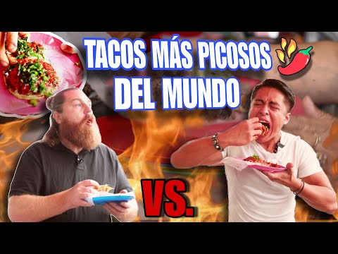 RETO DE TACOS CON UN ALEMÁN 🌮 | **Los más Picosos del Mundo🔥