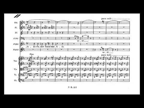 Giacomo Puccini - Turandot Act 2 (with Score)