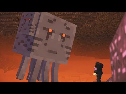 Minecraft Story Mode Season 2 Episode 3 Super Ghast Boss Fight
