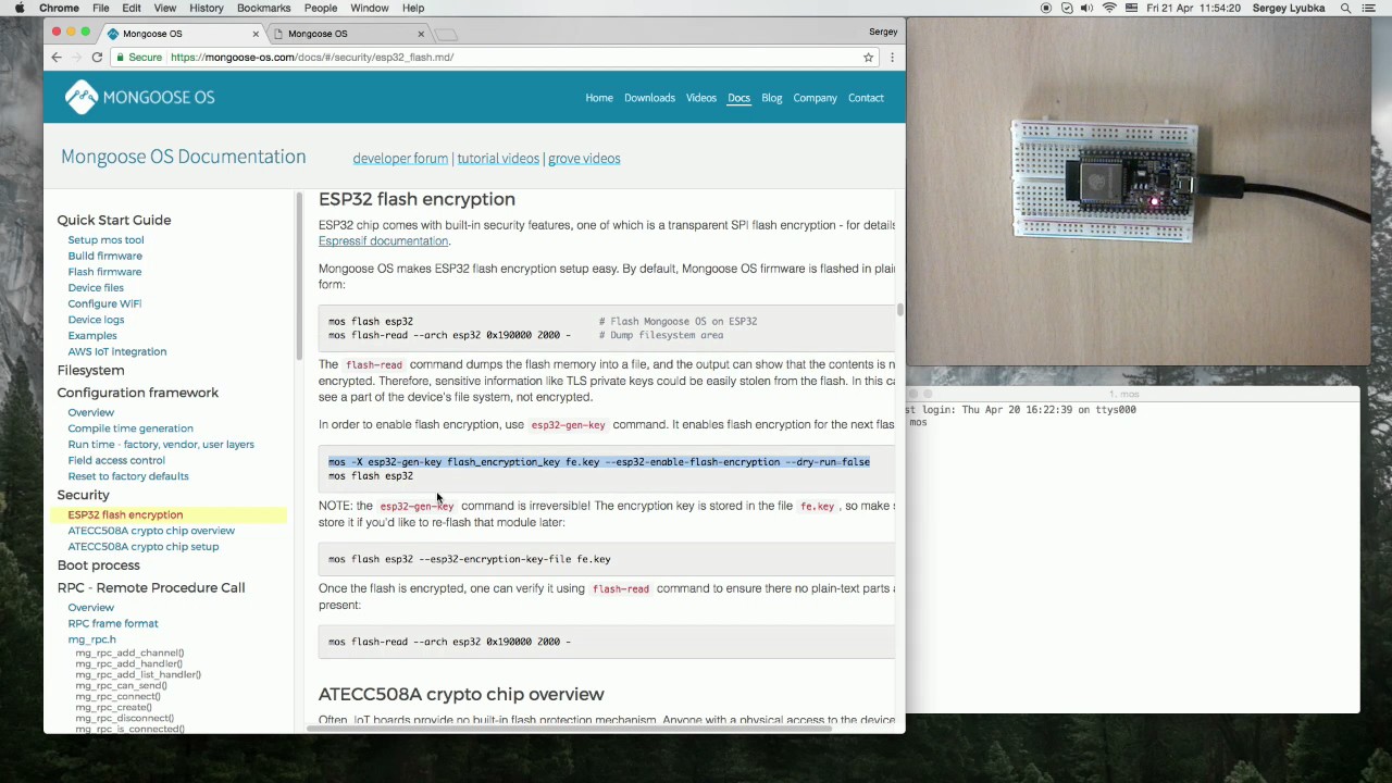Tutorial #12: ESP32 flash encryption