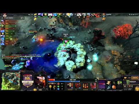 HyperX D2L Western Challenge Playoffs - Fnatic vs Na'Vi (Game 2)