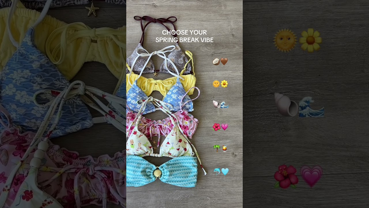 comment below your SPRING BREAK vibe 🤭👙🌴 #dippindaisys #aesthetic #swimwear #summer