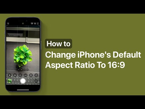 How To Change Camera Aspect Ratio To 16:9 Permanently On iPhone 16 and iPhone 15