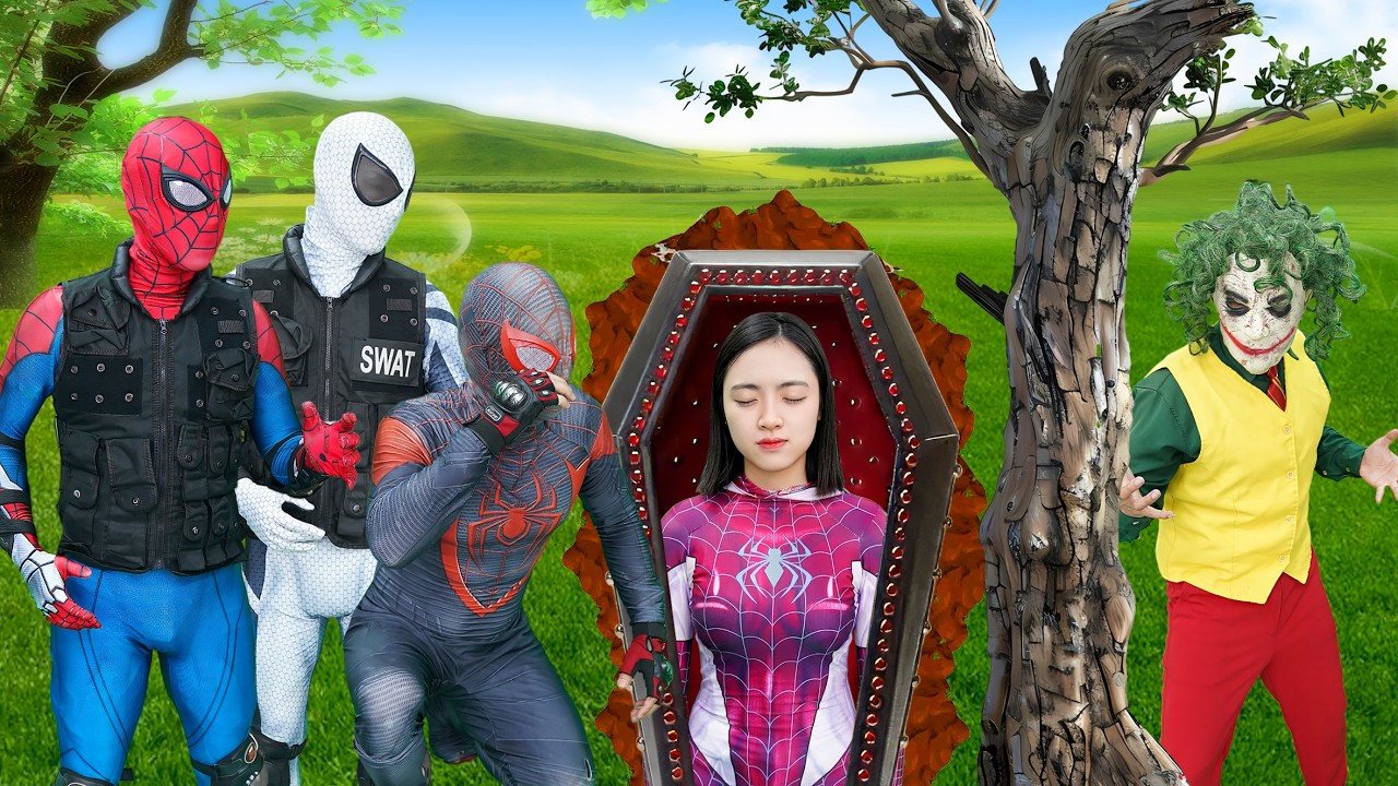 妹の治療費を稼ぐために、ブラックスパイダーマンはジョーカーの仲間になった