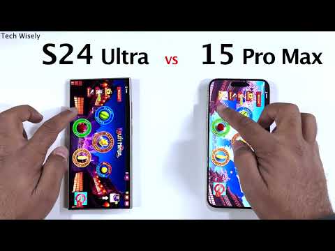 SAMSUNG S24 Ultra vs iPhone 15 Pro Max - Speed Test