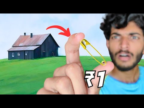 ₹1 വീട് 🤩😍 Safety Pin Challenge Completed