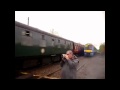 Train Spotter Almost Killed By High Speed Train
