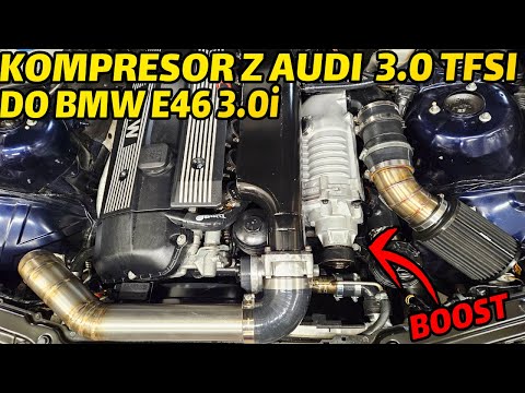 COMPRESSOR FROM AUDI TO BMW?? BMW E46 3.0i COMPRESSOR 3.0TFSI, 0.5bar 370hp