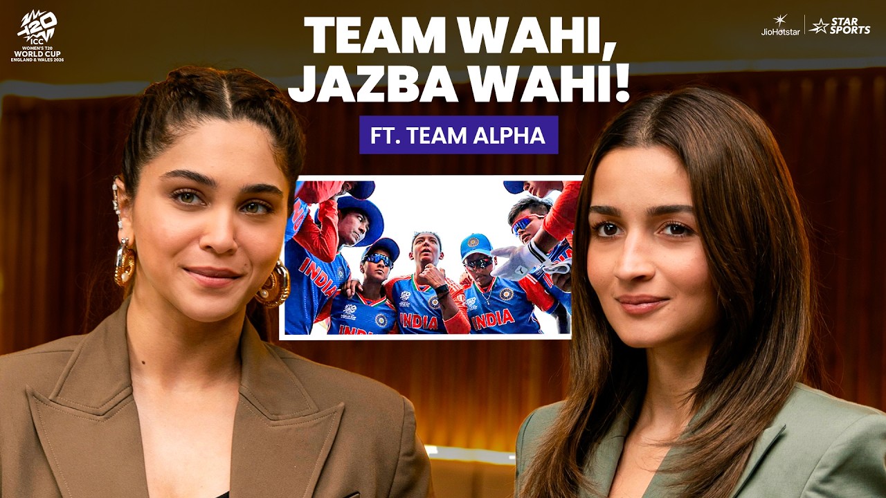 The real ALPHA ft. #TeamIndia, Alia Bhatt & Sharvari | #T20WorldCup