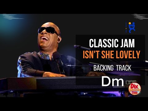 Backing track  -  Isn't she lovely  (no crowd version) in D minor (120 bpm)