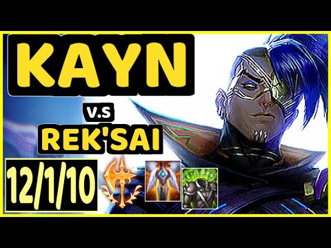 KARASMAI (KAYN) vs REK'SAI - 12/1/10 KDA JUNGLE CHALLENGER GAMEPLAY - NA