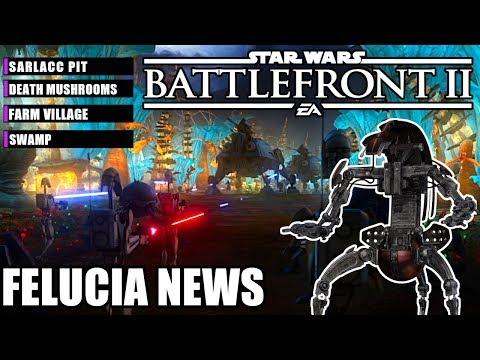 NEW FELUCIA News! Map Details, Sarlacc Pit, and More! - Star Wars Battlefront 2