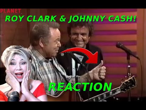 Roy Clark & Johnny Cash - Folsom Prison Blues 1987 REACTION