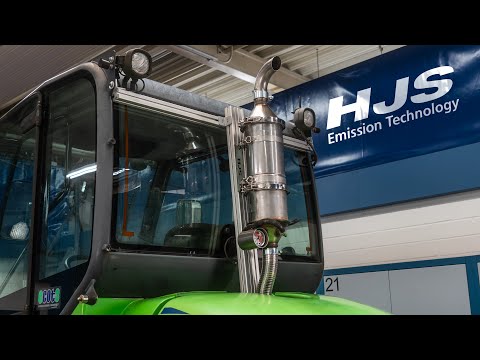 Einbau des SMF®-ER Baumaschinenfilters von HJS – Einfach.Sauber.