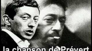 Serge Gainsbourg La Chanson de Prévert French & English Subtitles