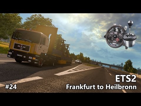 ETS2 #24 - MAN F90 v3.0.1 - Promods 2.10 - Frankfurt to Heilbronn - Parking Challenge