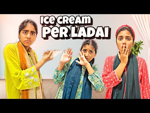 “Ice Cream Ke Liye Do Behnon Ki Ladai – Mazedaar Kahani @ImranRiazVlogs