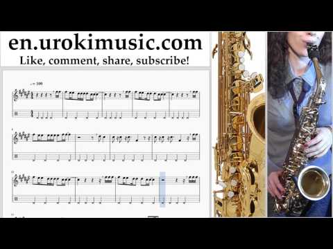 Saxophone lessons (Tenor) Imagine Dragons - Walking the Wire Sheet Music Tutorial Part#2 um-i352