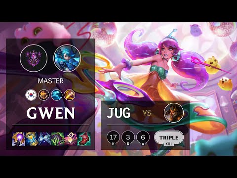 Gwen Jungle vs Jarvan IV - KR Master Patch 11.20