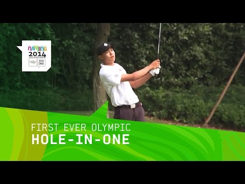 Tony Gil Hits the First Hole-in-one in Olympic History | Nanjing 2014 Youth Olympic Games