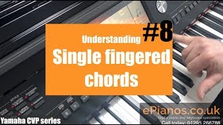 Clavinova Clinic #8 | Understanding single fingered chords on Yamaha CVP digital p...