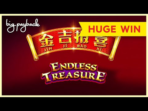 HUGE WIN! Endless Treasure Slot - BIG WIN BONUS, LOVED IT!! - YouTube