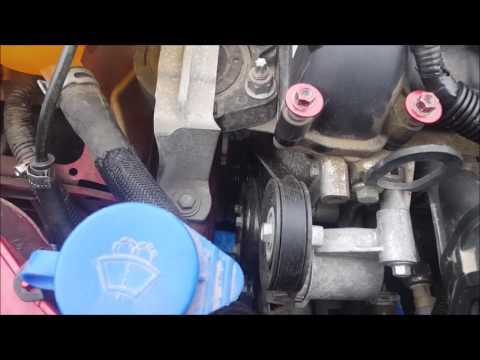 2012+ Ford Focus Belt replacement  - Stretch Belt with no tools