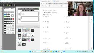 Absolute Value Functions on the TI-84 Plus CE Calculator