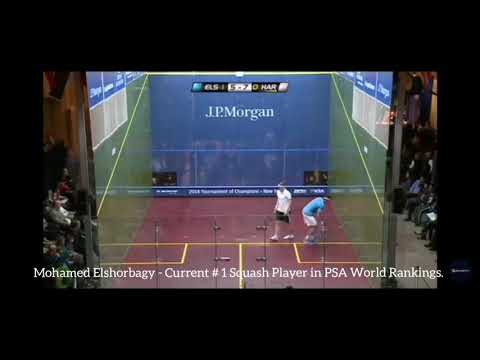 Squash: Signature Shot of Mohamed Elshorbagy (I Practiced and Attempted)