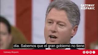 Bill Clinton: "The era of big government is over"