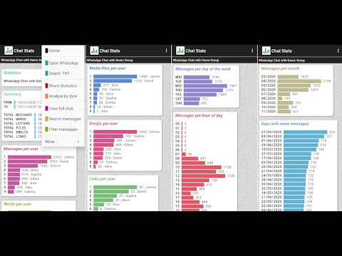 Chat Stats for WhatsApp Video