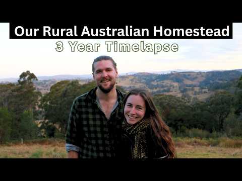 3 Years of Building Our Dream Homestead in Rural Australia (Timelapse)