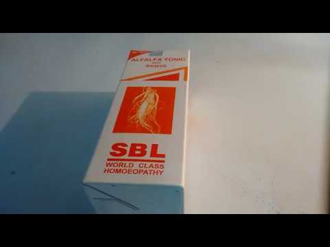 Alfalfa tonic unboxing