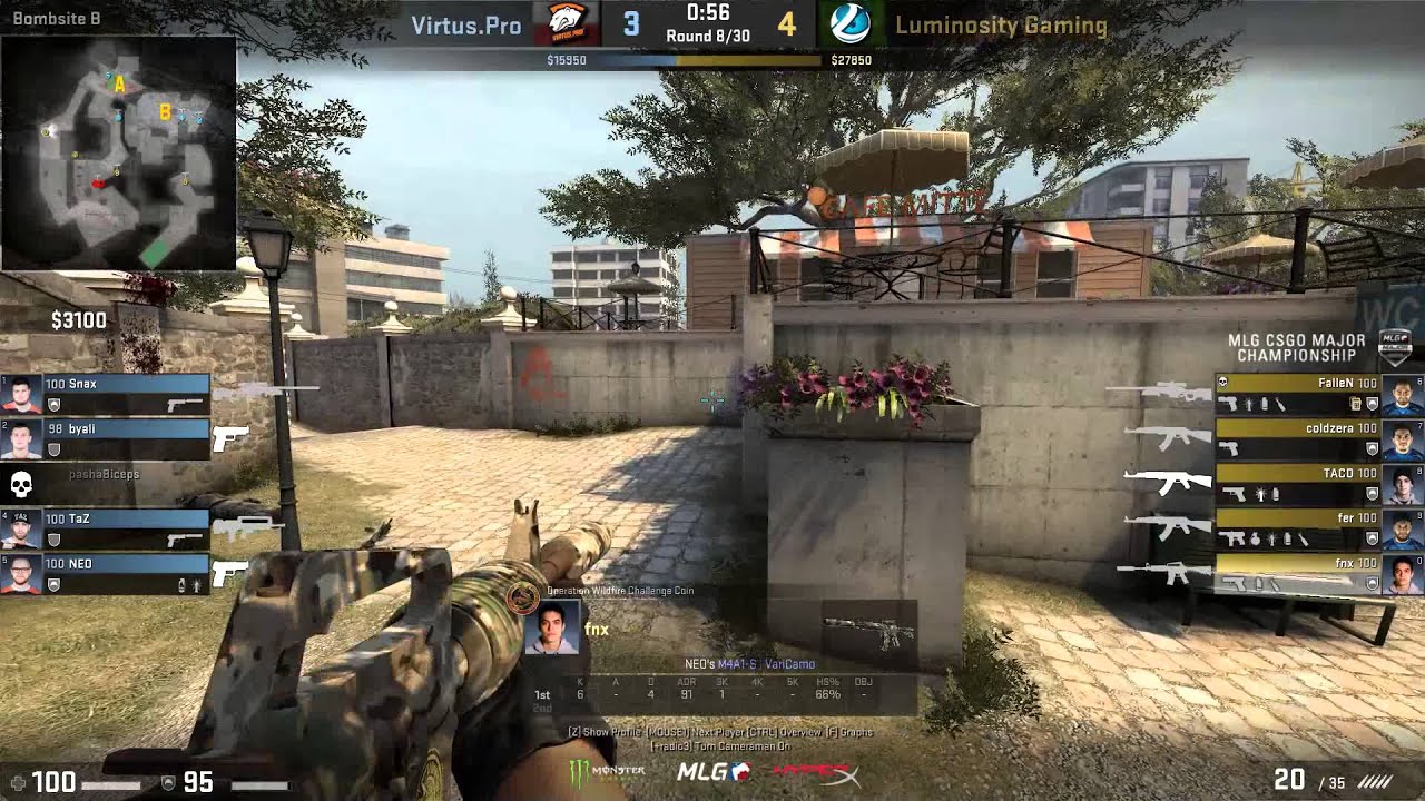Example of a support play by fnx - YouTube