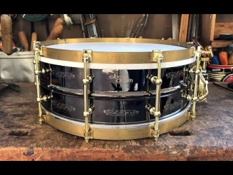 Steeldrum 5,5x14 Brass black nickel - Test