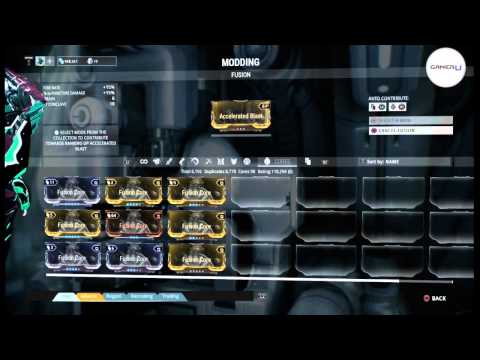 Warframe - Guide on Upgrading Mods