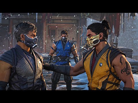 Sub Zero Betrays Scorpion and Smoke in Mortal Kombat 1 | Sub Zero's Betrayal | MK1 Scene
