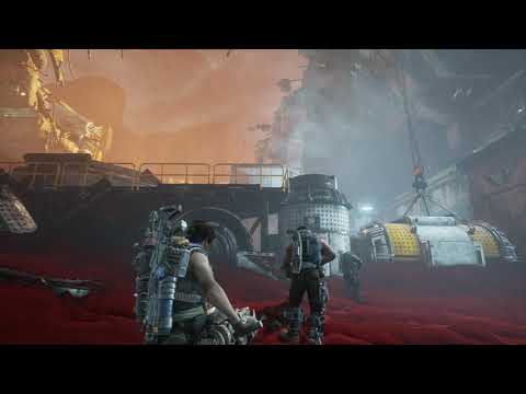 Gears 5 - Act 3-1 Cosmonaut Training Facility: Head To Centrifuge: Yellow Cranes Jack Puzzle (2019)