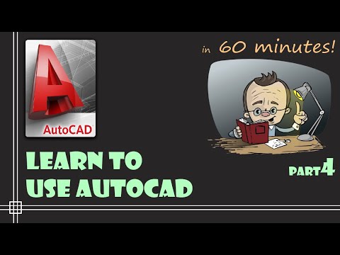 AutoCAD Complete tutorial for Beginners Learn to use Autocad in 60 minutes Part 1