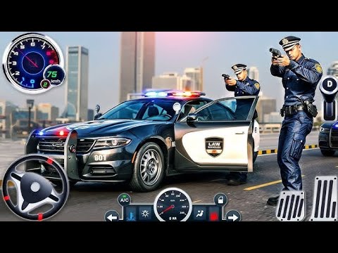 Police Car Chase Simulator 3D Game - Real Cop Cars Driving Simulator 2025 - Android GamePlay