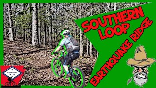 Southern Loop when added with the down hill portion of Earthquake Ridge Loop makes for a very fast 2 mile down hill ride.