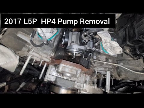 Removing HP4 Pump from 2017 L5P Duramax