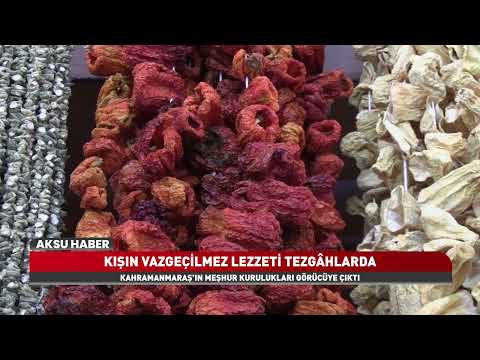 Kahramanmaraş'ta Kış Hazırlıkları Başladı! Dolmalık Kuruluklar Tezgâhları Renklendirdi