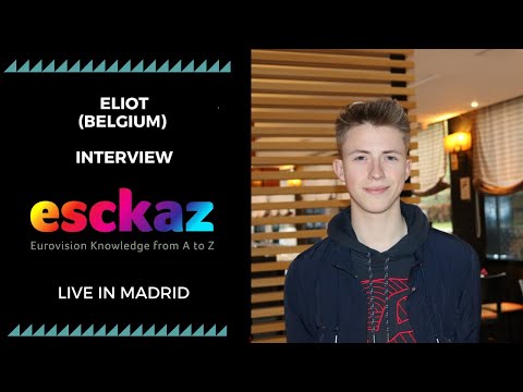 ESCKAZ in Madrid: Interview with Eliot (Belgium) (at PrePartyES 2019)