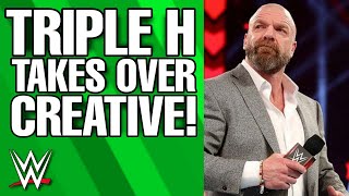 TRIPLE H TAKES OVER WWE CREATIVE | WWE Breaking News