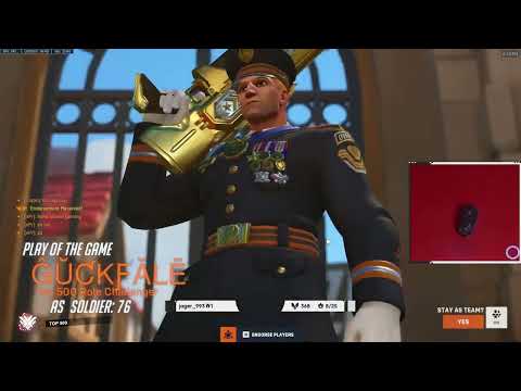 IS SOLDIER 76 SO STRONG!! HUGE BUFF! GALE INSANE NANO SOLDIER 76 OVERWATCH 2 SEASON 5 TOP 500