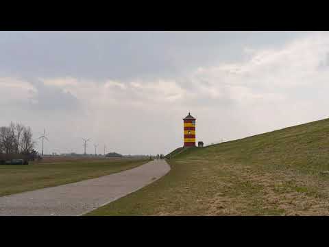 [Zeitraffer] Ein Nachmittag am Pilsumer Leuchtturm, bekannt aus dem Otto Film, in 30 Sekunden [4K]