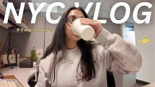 NYC VLOG 🎄 corporate 9-5 work day in my life